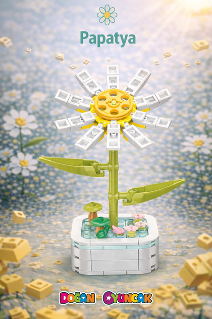 Doğan Oyuncak Dünyası Micro Block Daisy Flower Lego - Lego Sets