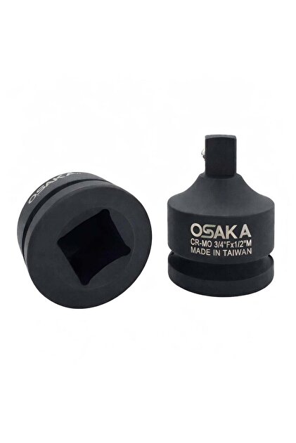 OSAKAR OSAKA 3/4 Fx 1/2 M Darbeli Havalı Lokma Adaptörü - Lokma