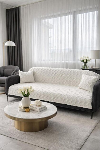 Lumpa Throw Pillow Cover Gift 170X210 cm Cotton Sofa Cover Cream