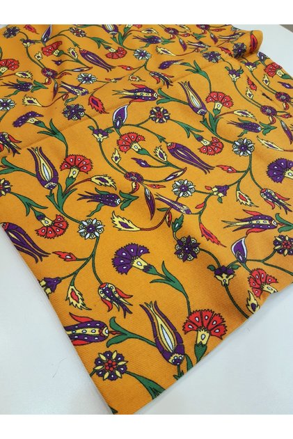 Sonbahar Kış İçin Elbiselik Eteklik Vintage Bohem Desen Çift en Divitin Pazen 3 Metre