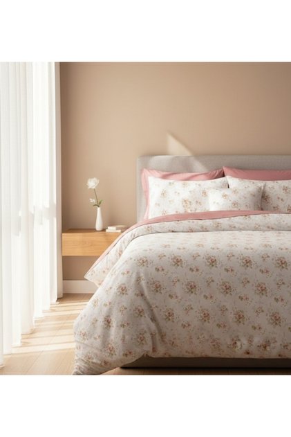 Hari̇kabi̇rev | Double Bedding Set with Elastic Cotton Sheets and Duvet Cover Set | Çknt