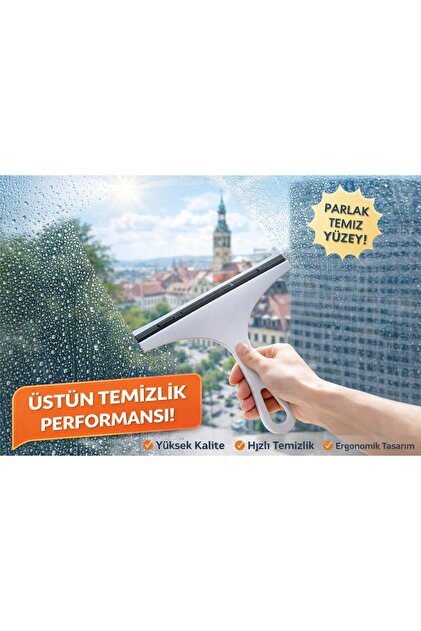 Mini Portatif Cam Temizleme Çekpas | Araç Camı, Pencere, Ayna ve Banyo İçin Pratik Silecek