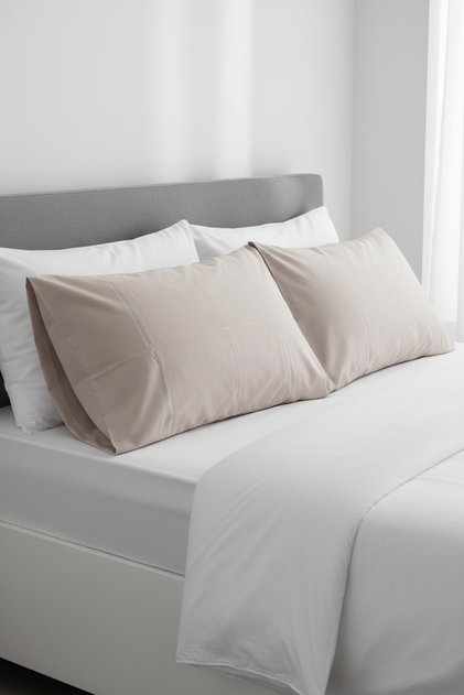 100% Cotton Ranforce 2-Piece Pillowcase with Cover 50X70 Cm.