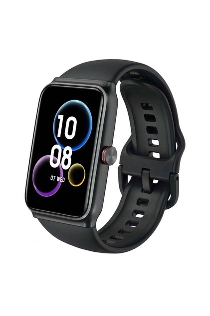 Curea Choice neagră + curea din silicon albastră
