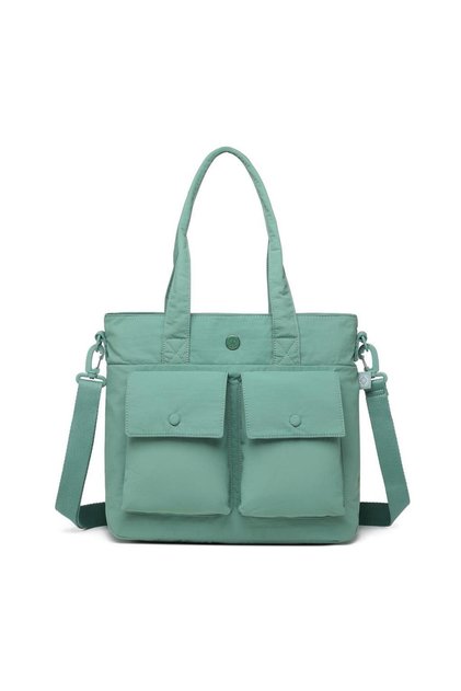 Micro Poly Fabric Large Size Women's Shoulder Bag 3345