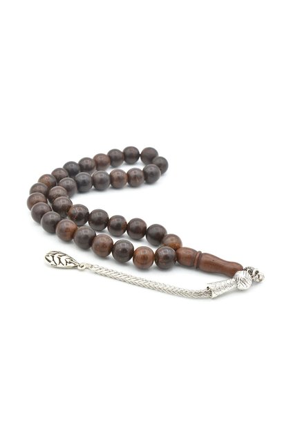 Daily Size Globe Cut Walnut Wood Prayer Beads