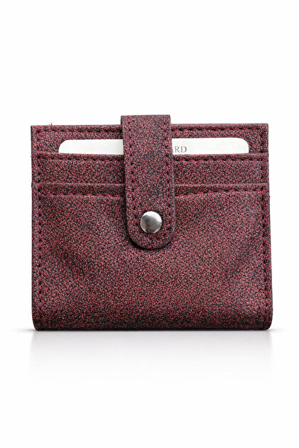 Wendy Premium Burgundy Glitter Wallet