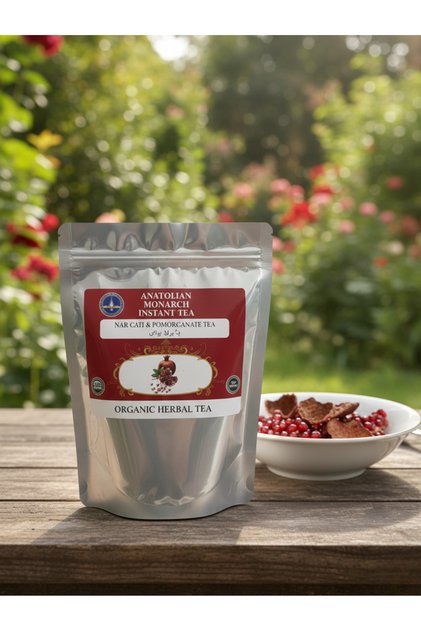 Organic Pomegranate Seeds and Pomegranate Peel Tea 200 Gr – Seedless Natural Blend