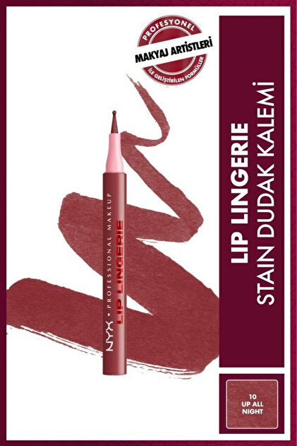 NYX Professional Makeup Lip Lingerie Stain Dudak Kalemi - 09 Send