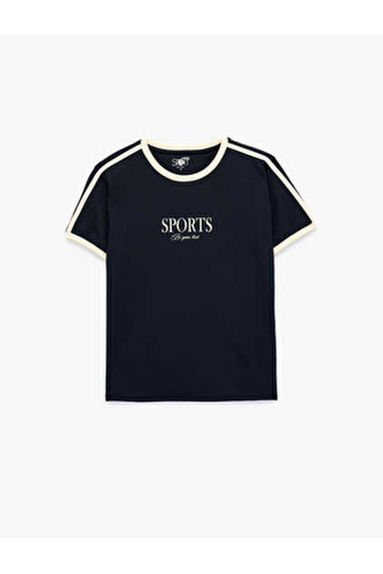 Koton T-Shirt Long Sleeve Crew Neck Cotton Bambine e