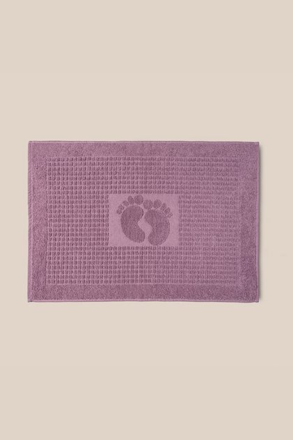 100% Cotton Bathroom Foot Mat | High Absorbent | Soft Textured | 50X70 cm