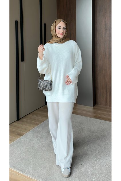 Asel Oversize Triko Kazak