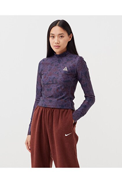 Nike DH7225-573 Purple ACG Dri-Fit ADV kadın Spor sweatshirt