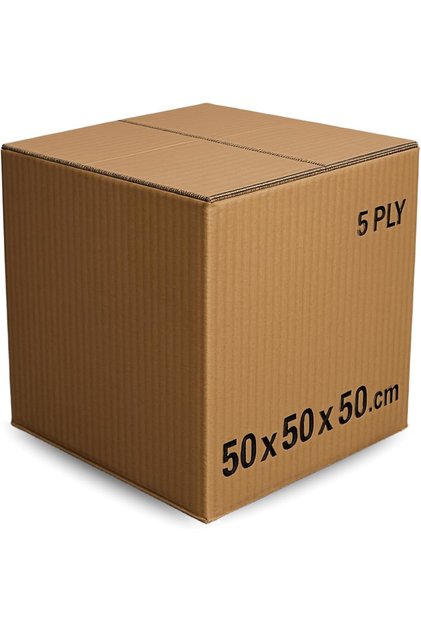 Heavy Duty – 5 Ply Shipping Carton Box – 50x50x50 cm