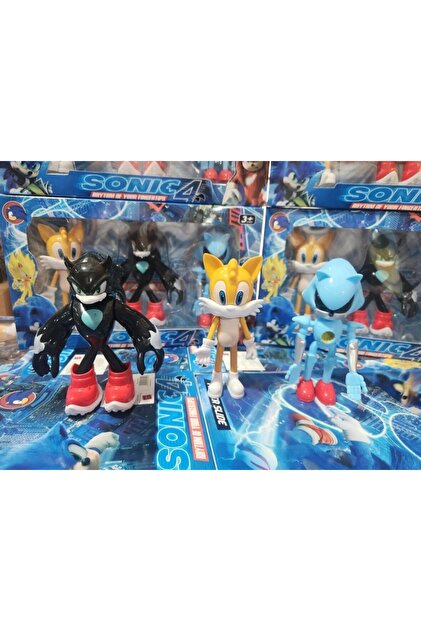 【美品】Sonic Youth 7EP 3枚セット admay Sonic the Hedgehog 3'lü Figür Seti – Tails • Metal Sonic