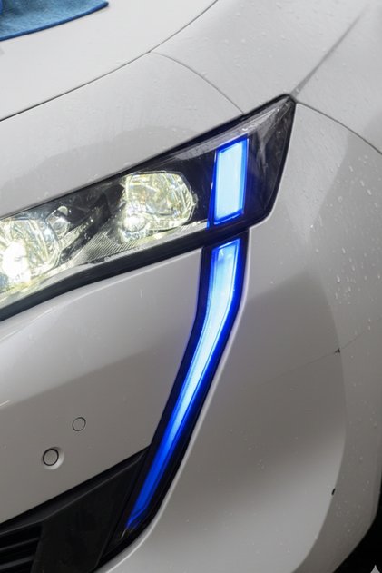 Colorful Daytime Led Light Headlight Film Headlight Design Sticker for Puegeot 508