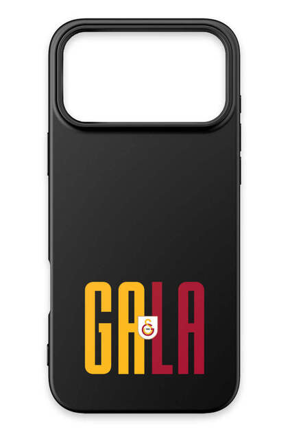 iPhone 17 Pro Max Compatible Gala Black Silicone Licensed Phone Case