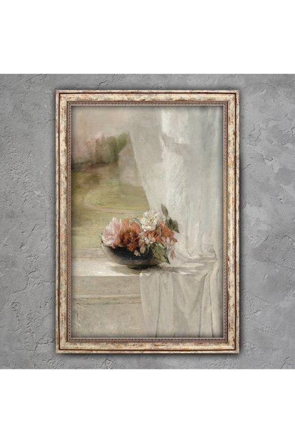 Distressed Framed Painting