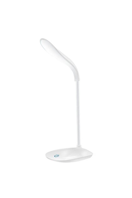 Lampă de birou LED NEXTLY, flexibilă, 3 niveluri de intensitate, control tactil, încărcare USB, albă
