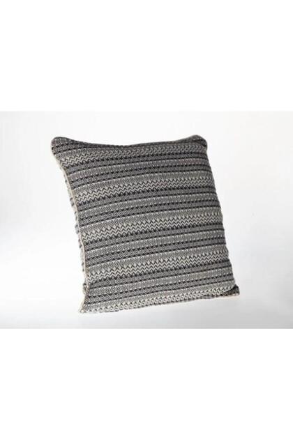 Siesta Geometric Patterned Cushion Cover 45X45 Gray