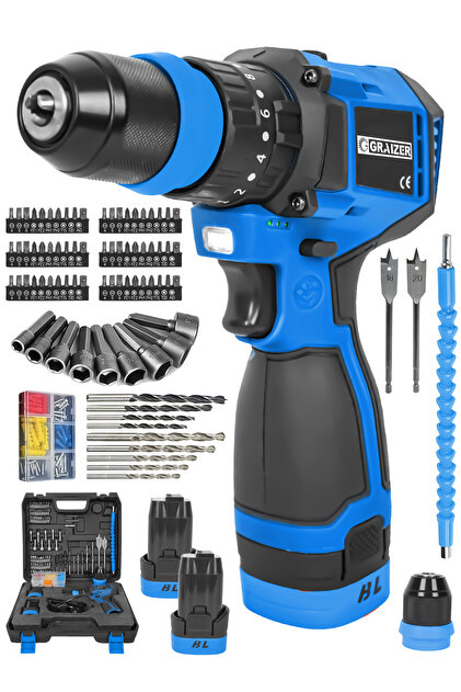 Graizer M 18 (brushless) Darbeli Çelik Şanzuman Kömürsüz Şarjli