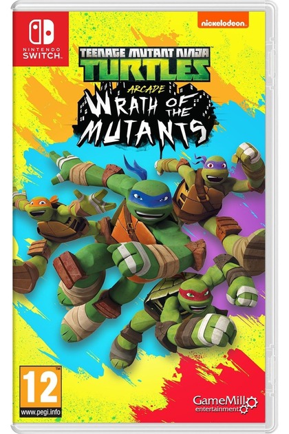 Nintendo TMNT Ninja Turtles Arcade Wrath of the Mutants Switch