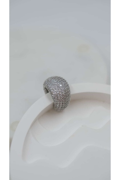 Silver Full Zircon Stone Earcukk Cartilage Earrings