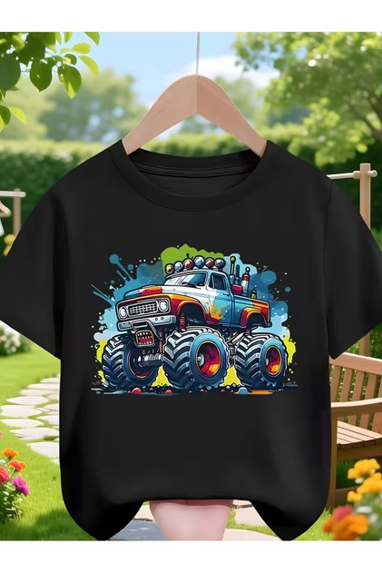 Short Sleeve Printed Children's T-Shirt