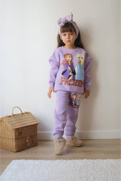 Girl's Winter Season 3 Threaded () Printed Top and Bottom Set of 2 - Soft Touch