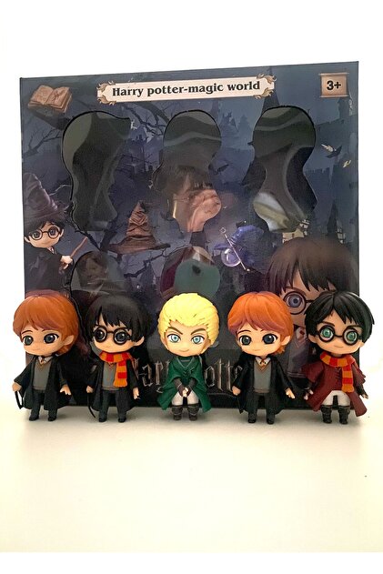 ハリー・ポッター フィギュアセット Ron Harry Hermione admay Harry Potter, Hermione, Ron Koleksiyon Figür Seti 6'lı set