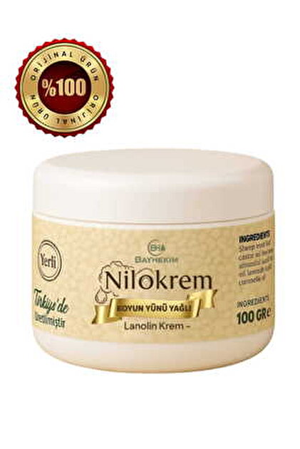 BH Bayhekim Koyun Yünü Yağlı Lanolin Krem Hoş Kokulu 100 Gr