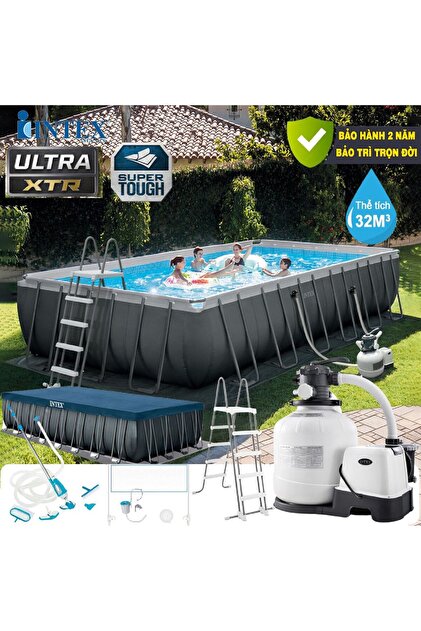 Intex 26368 732x366x132cm Ultra XTR Prefabrik Havuz Tuzlama