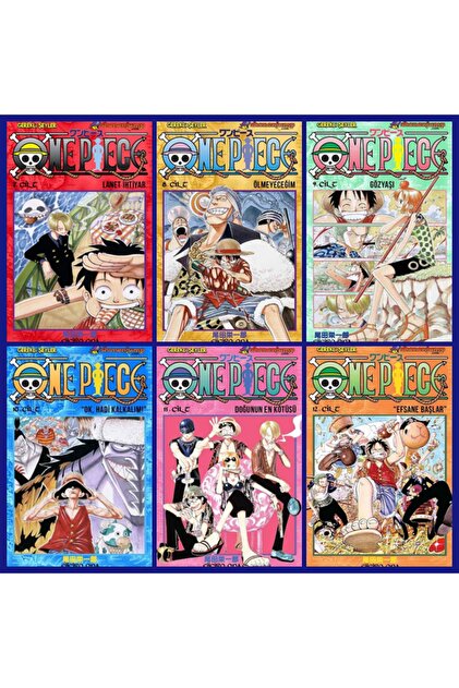 Gerekli Şeyler Yayıncılık One Piece 7-12. Ciltler 6 lı Manga Seti
