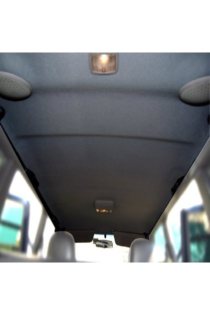 Material pentru reconditionare plafon auto, material textil cu spate buretat, culoare Gri Inchi