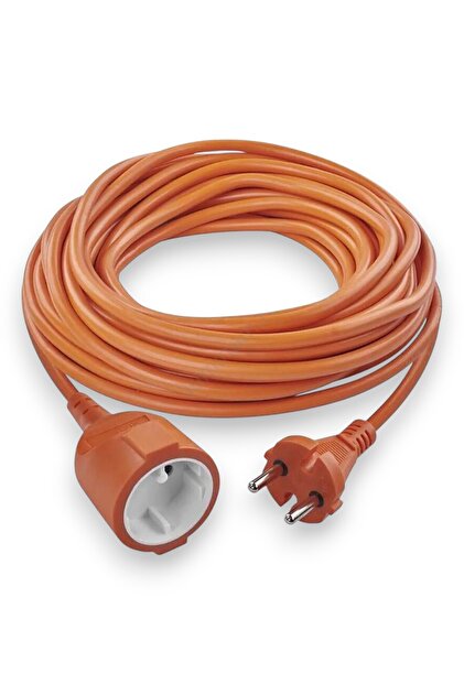 Cablu prelungitor electric 20 m, 3×1,5 mm², tip oscilant, portocaliu