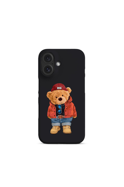 iPhone 16 Compatible Teddy Bear Printed Launch Case