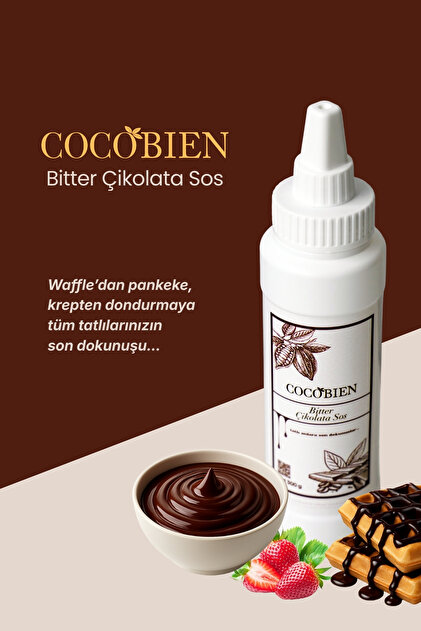 Cocobien Chocolate Waffle & Tatlı & Pankek & krep & Çikolata Sos
