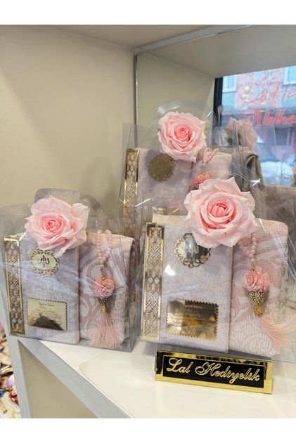 Gül Detaylı Umre Set(10 Adet)