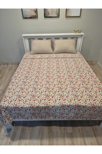 Double Person Pique Set Beige Papatya