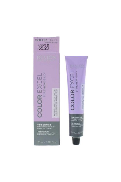 Color Excel, Vopsea de păr semi-permanentă, 55.20 Burgundie Deschis Intens, 70 ml