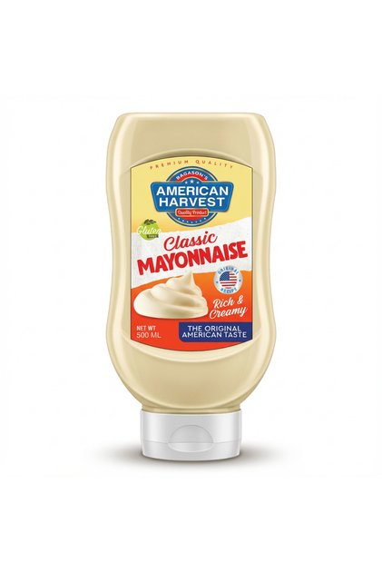 Classic Mayonnaise, Top Down Squeezy Bottle 500ml | Rich & Creamy Dressing