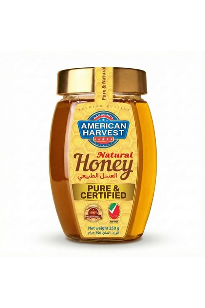 Natural Honey Octa Jar 250g | Pure Natural Honey