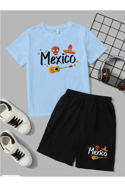 Children's T-Shirt and Pocket Shorts Set