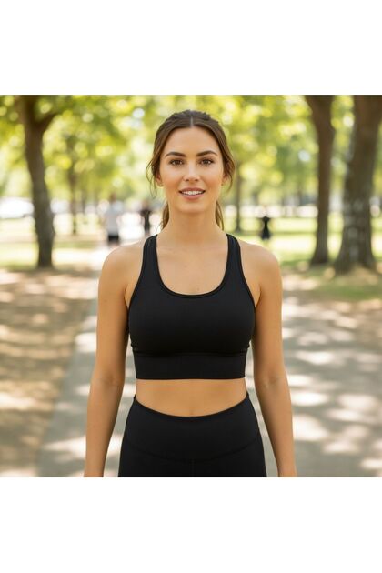 Anti-Cellulite Sportswear Crop, Emana ® Mineral Technology, Seamless Firming, Smooth Appearance
