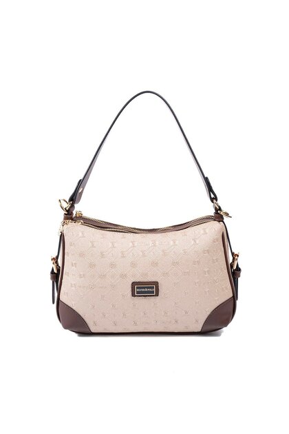 Nut - Brown Logo Women's Shoulder Bag Sp1269