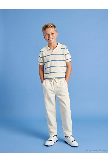 Boys' Elastic Waist Trousers