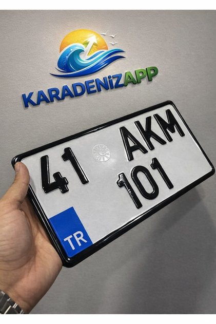 APP Plaka (1 Adet Kare Araba)