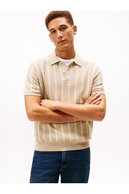Tommy Hilfiger KNITTED VERTICAL STRIPE SS POLO - Fiyatı, Yorumları