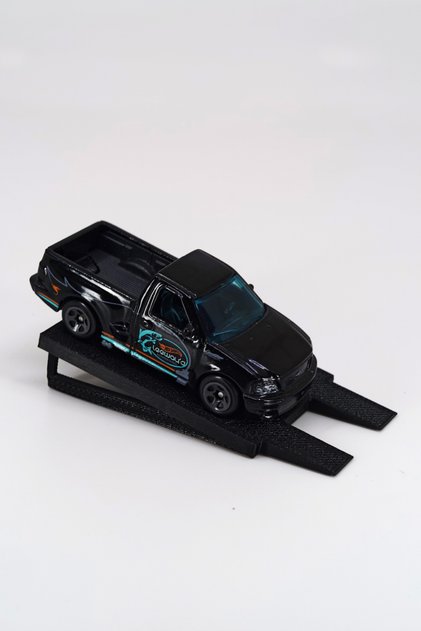 1/64 Lifting Platform | Diecast Araba Sergileme Standı | Siyah Renk