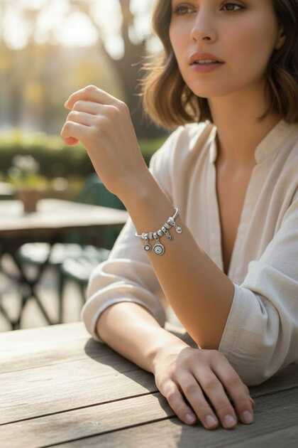 Tarnish Stainless Steel Zircon Stone Bracelet